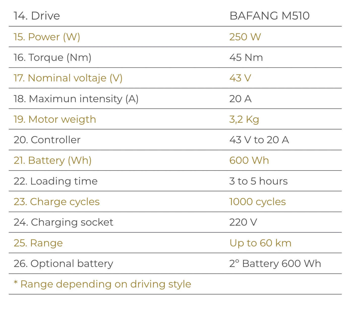 Vélo Électrique BKL TWC Base Drive