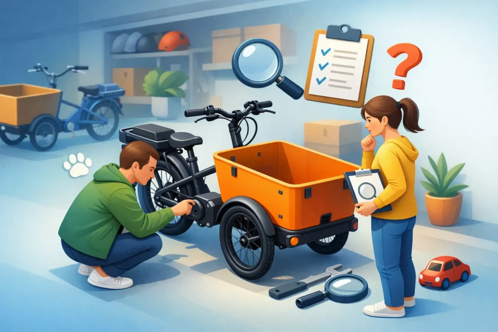 Cargo bike segunda mano: qué mirar bien