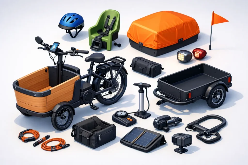 10 mejores accesorios para bici cargo