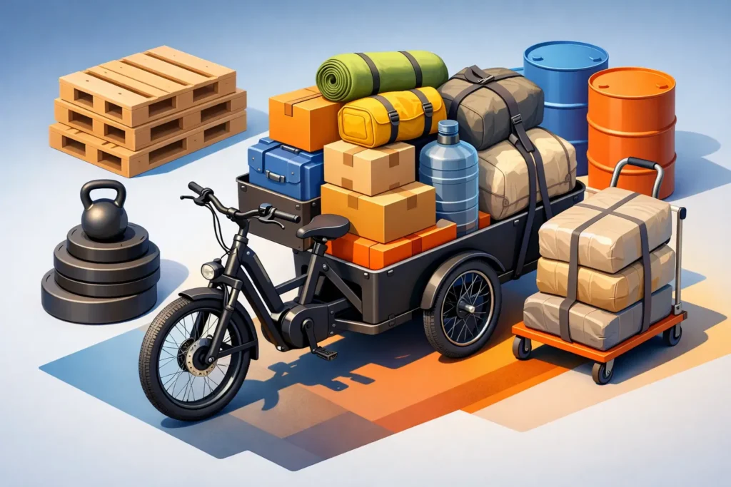 Cuánto peso soporta una cargo bike