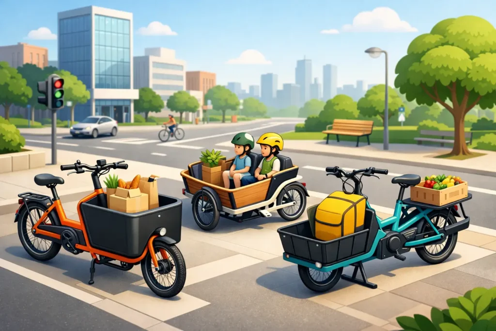 Guía de bicicletas de carga urbanas útil