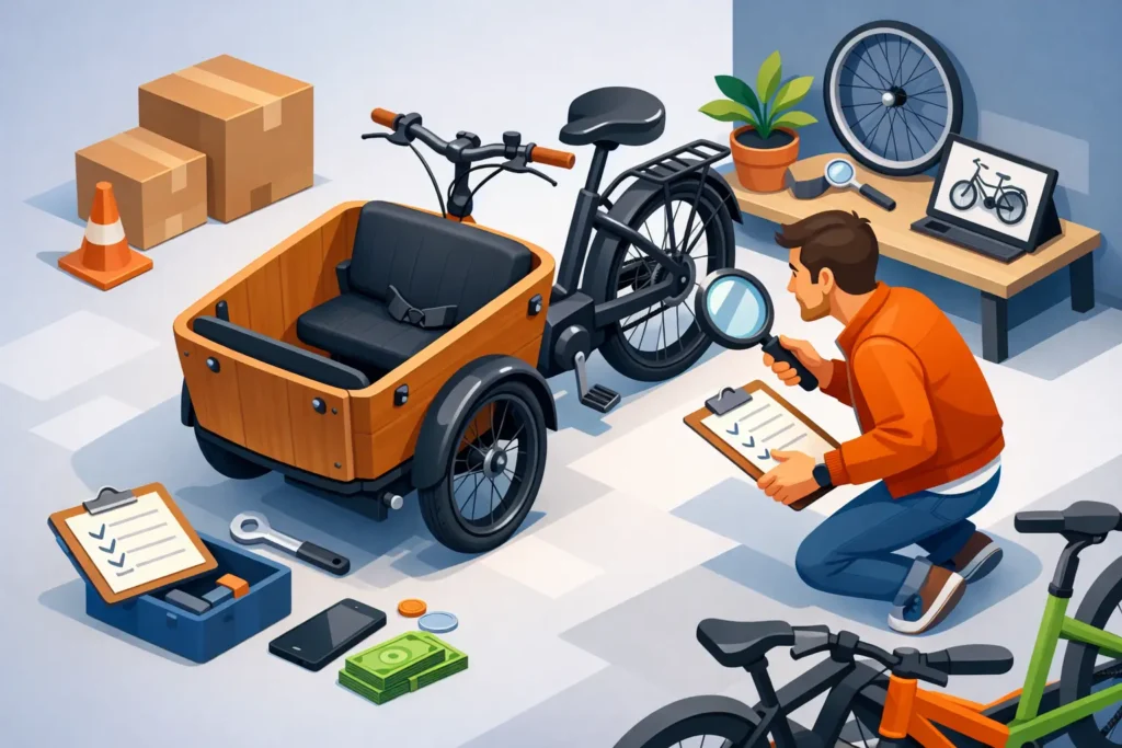 Guía para comprar bici cargo usada bien