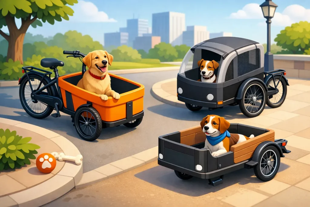 Cargo bike para llevar perros: qué elegir