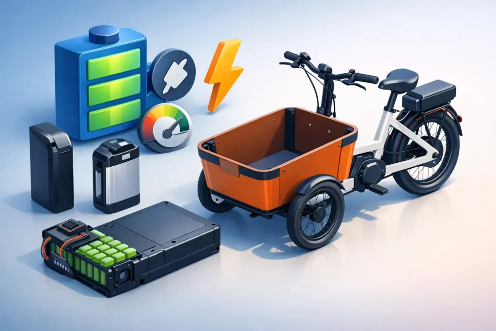 Cómo elegir batería para cargo bike eléctrica